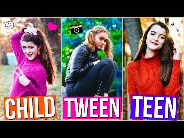 Child vs Tween vs Teen!! | Tatiana Boyd