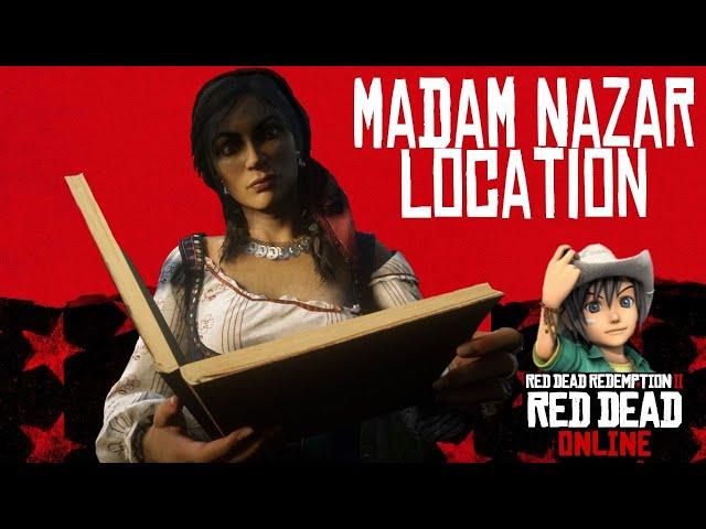 Madam Nazar location 30 June 2024 in Red Dead Online Collector Role