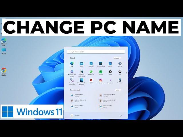 How to Change PC Name in Windows 11