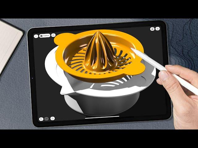 Modeling a Juicer on the iPad | Shapr3D