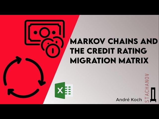 Markov chains and the credit rating migration matrix. An Excel Example an imortant credit risk tool.