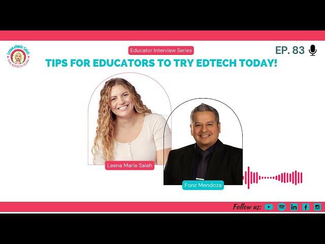 Edtech Tips for Teachers with @MyEdTechLife