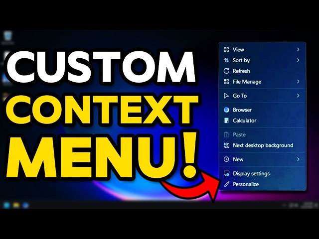 STOP Using the Default CONTEXT MENU in WINDOWS! Try THIS Instead...