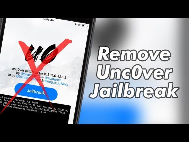 How to Remove Unc0ver Jailbreak without restoring - iOS 12 / 12.1.2