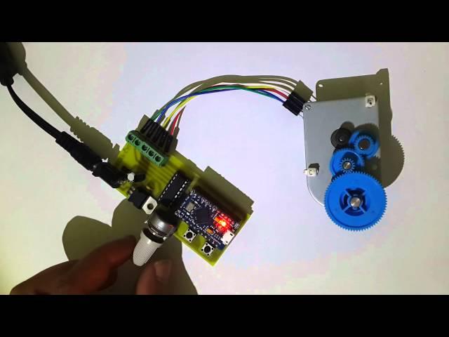 Arduino ~ Step Motor Hız ve Yön Kontrol Devresi