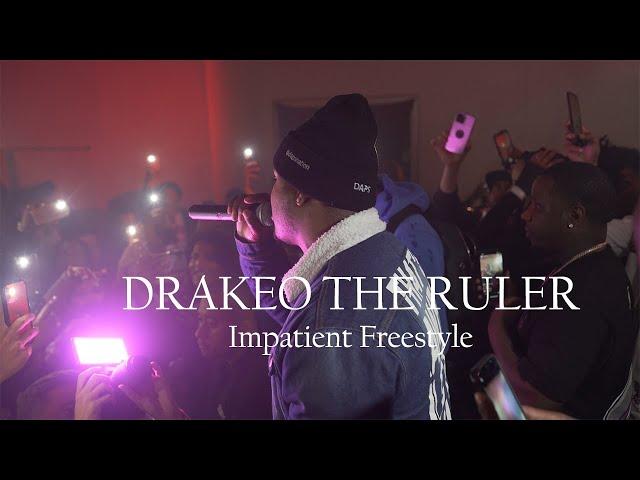 Drakeo The Ruler "Impatient Freestyle" *Live Performance* 4k