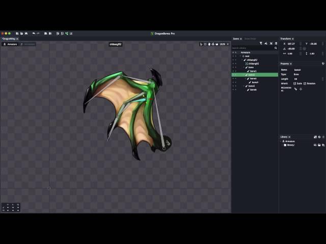 DragonBones Weight and Skinning Animation