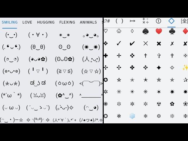 How to Get Unique Symbols & Emoticons on Android and iOS Devices ◖ᴥ◗ 