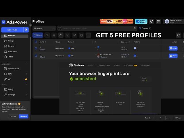 AdsPower |  Antidetect Browser |  Manage Multiple Accounts Safely | Free Trial & Setup Guide