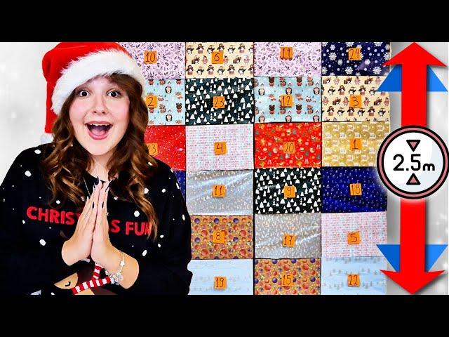 WE ARE OPENING A GIANT ADVENT CALENDAR!!!