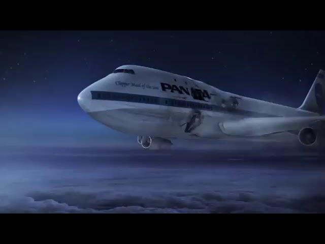 Boeing 747 pan am flight 103 with head down