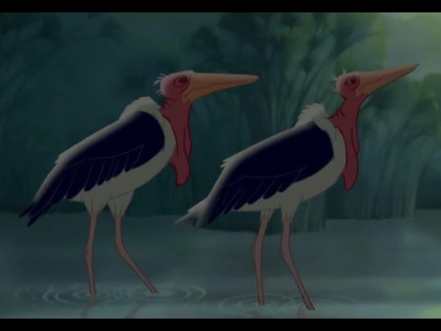 The Lion King. Marabou Stork Screen Time.