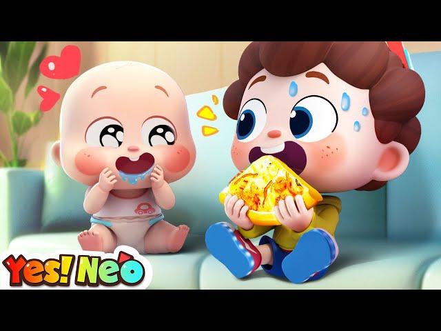 Can You Share the Pizza? | Sharing is Caring | Good Manners | Nursery Rhymes & Kids Songs | Yes! Neo