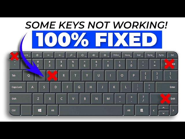 How to Fix Some Keys Not Working on Laptop Keyboard | Keyboard Not Working on Windows 10 & 11