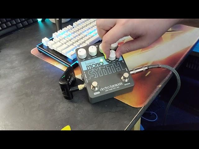 EHX Bass Monosynth Demo