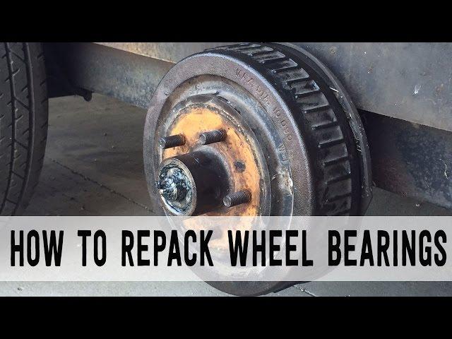 How to Repack Trailer Wheel Bearings [Start to Finish]