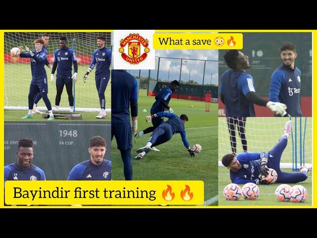 Altay Bayindir first Man United training, shocks Onana with his reflexes | New De Gea? 