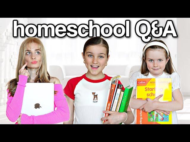 ALL ABOUT OUR HOMESCHOOLING Q&A! | Family Fizz