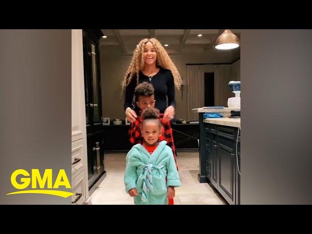 Ciara performs viral TikTok challenge with her entire family