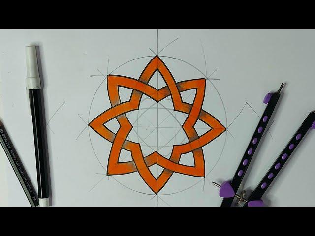 Easy Islamic Geometric Pattern