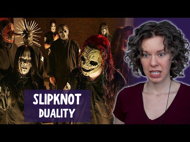 First-time reaction to "Duality" - Vocal Coach Analysis feat. Slipknot and Corey Taylor's Vocals