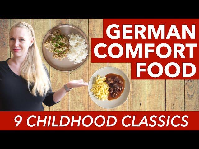 Comfort Food in Germany - Our German Comfort Food - 9 German Childhood Dishes