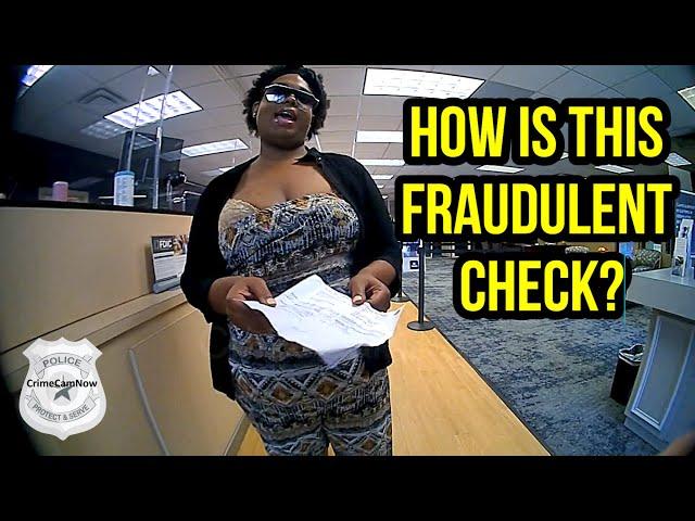 Transgender Woman Arrested for Fraudulent Check and Bank Altercation