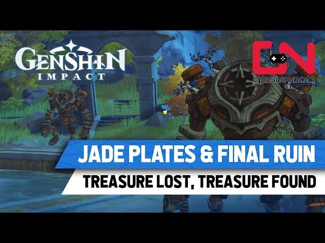 Strange Jade Plates & Final Ruin Location Genshin Impact Treasure Lost Treasure Found Soraya Quest