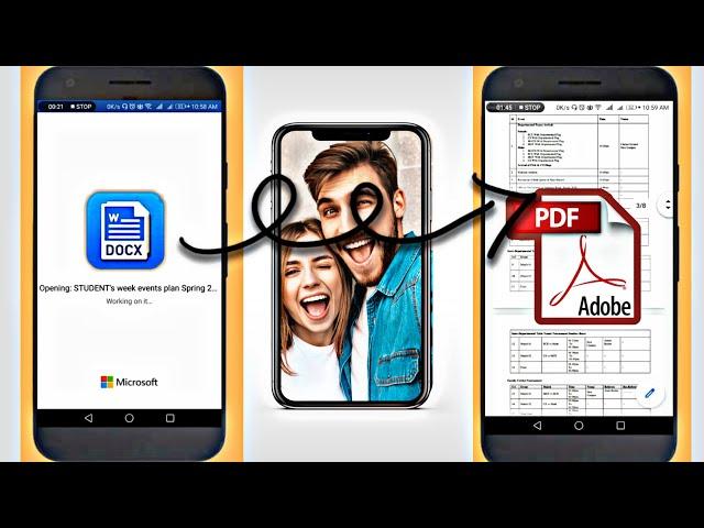 How To Convert Word (.docx) Into PDF With Your Mobile Phone | Dr. K Tech Specialist