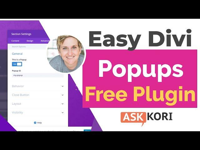 Make Popups in Divi for WordPress - Free Plugin