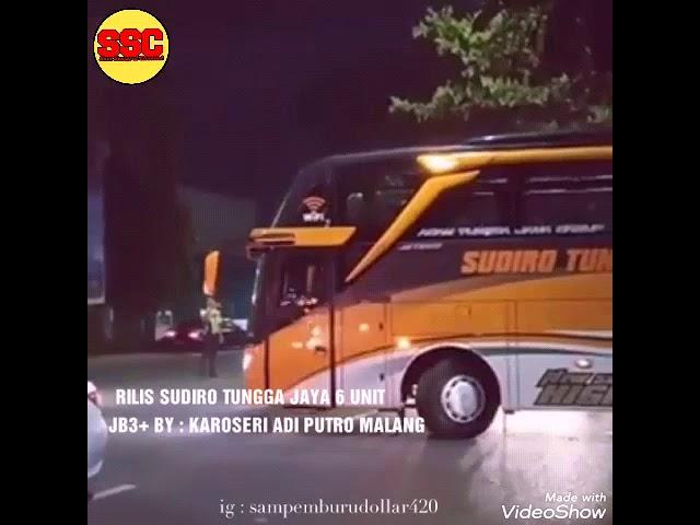 ARMADA TERBARU BUS SUDIRO TUNGGA JAYA 6 UNIT MB OC500RF 1836 LANGSUNG DARI KAROSERI ADI PUTRO MALANG