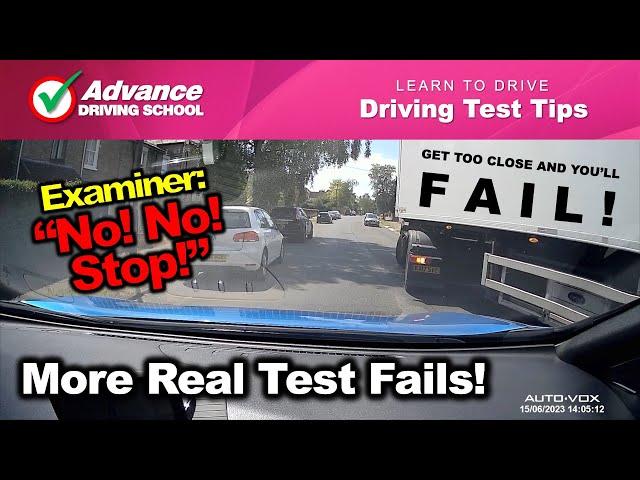 More REAL Driving Test Fails  |  Learn to drive: Driving Test Tips