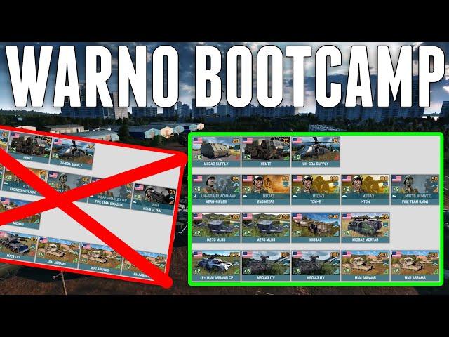 Build Battlegroups Like A Pro // WARNO Bootcamp Tutorial Part 2