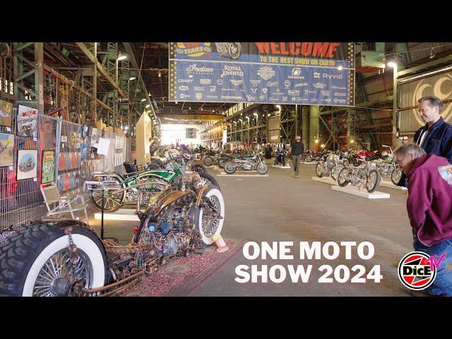 Custom Motorcycles - One Moto Show 2024 #DicEtv