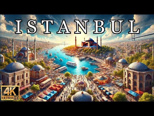 Flying Over Istanbul: 4K Drone Footage Set to Traditional Turkish Rhythms