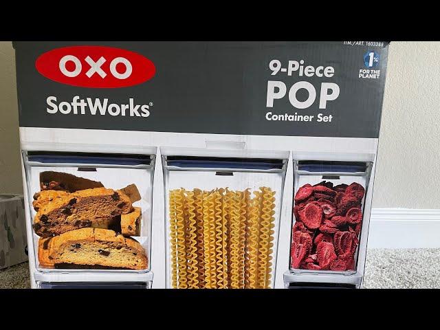 Unboxing OXO SoftWorks 9-Piece POP Container Set |Product Review |Kitchen Pantry Organization