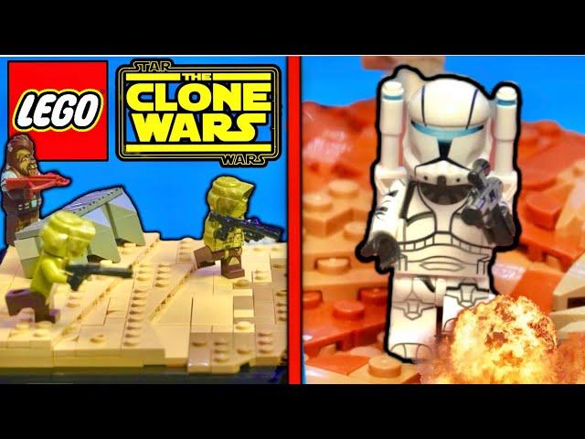 I Built Clone Wars Battle Scenes in LEGO…