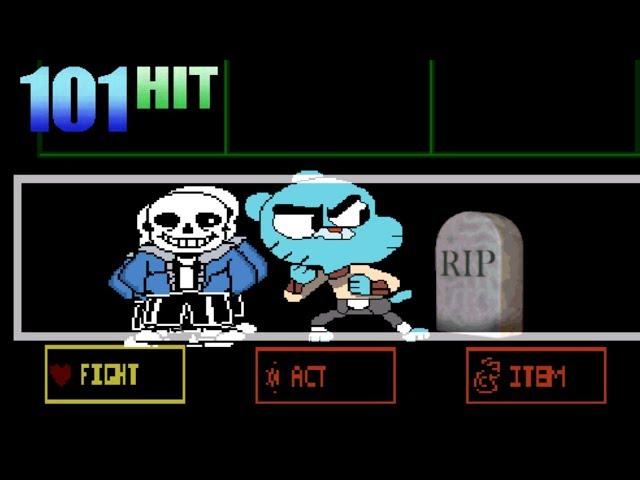 Ultimate Bad Time Sans with Extra Gumball VS Mugen Characters | FUNNY GAMING