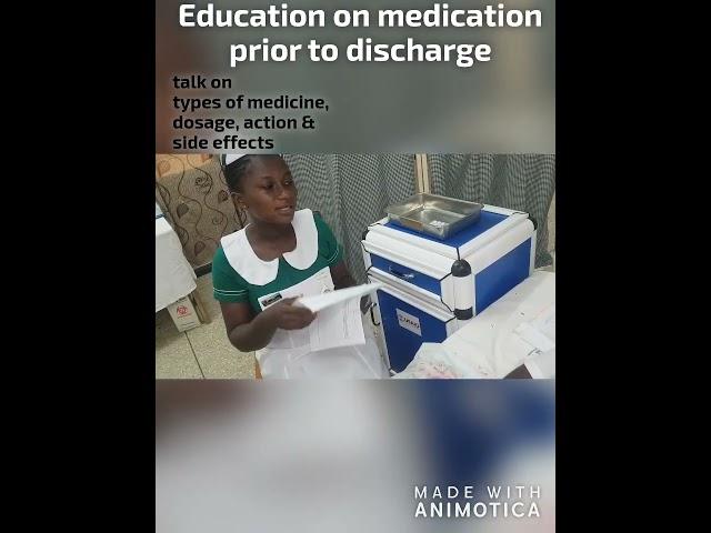 Education on medication prior to discharge @nursingart247