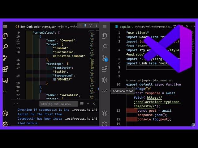 Create your own VSCode Theme | Awesome Code-Generator Setup