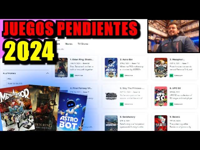 MIS JUEGOS PENDIENTES DE 2024 ️