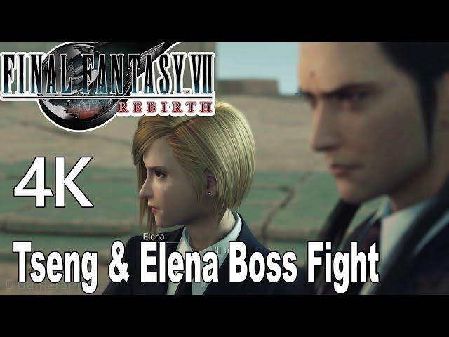 Final Fantasy 7 Rebirth Tseng & Elena Boss Fight 4K