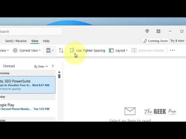 How to find Missing folder pane in Outlook 365