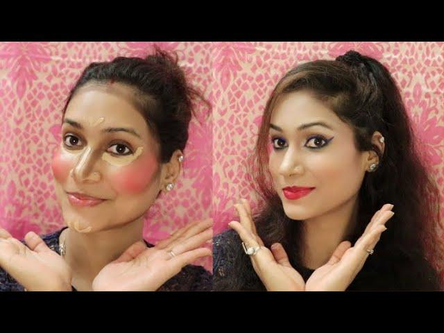 Testing Viral Blush Application |Viral Blush Application Technique-Blush & Contour Before Foundation