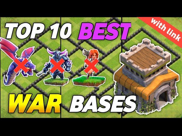 Top 10 Best Th8 War Bases 2024 | Best Bases for Town Hall 8 War with Link