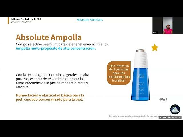 (Spanish) Absolute Skincare by SM. Maria Martinez at AbsoluteAtomians Spanish Meeting 0703-2024