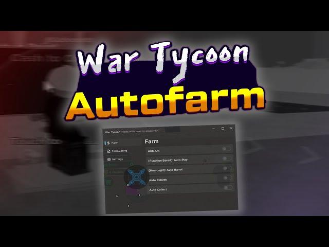 War Tycoon Script - (Autoplay, Autofarm)