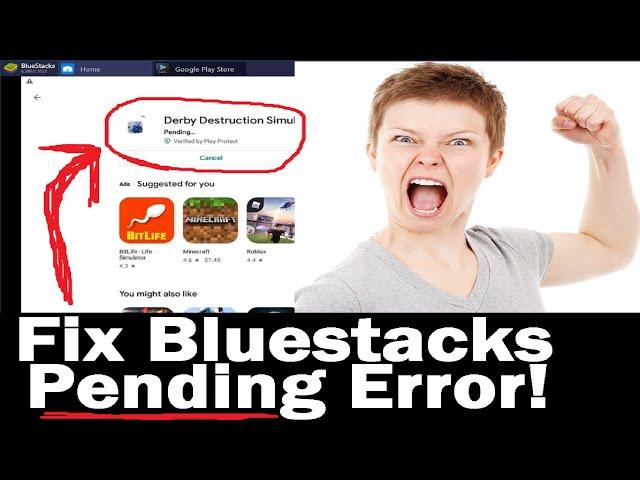 [SOLVED] BlueStacks Pending Download Install Error at GooglePlay Games App Fixed!