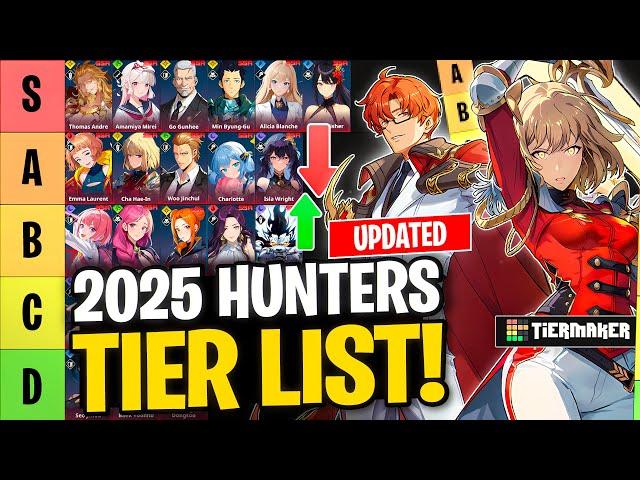 2025 ULTIMATE HUNTER TIER LIST! - Solo Leveling Arise