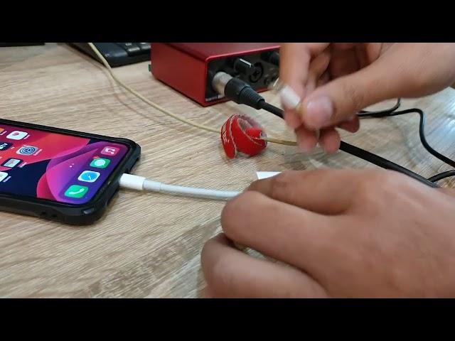 tutorial Menyambungkan Focusrite scarlett 2i2 3rd gen ke Iphone